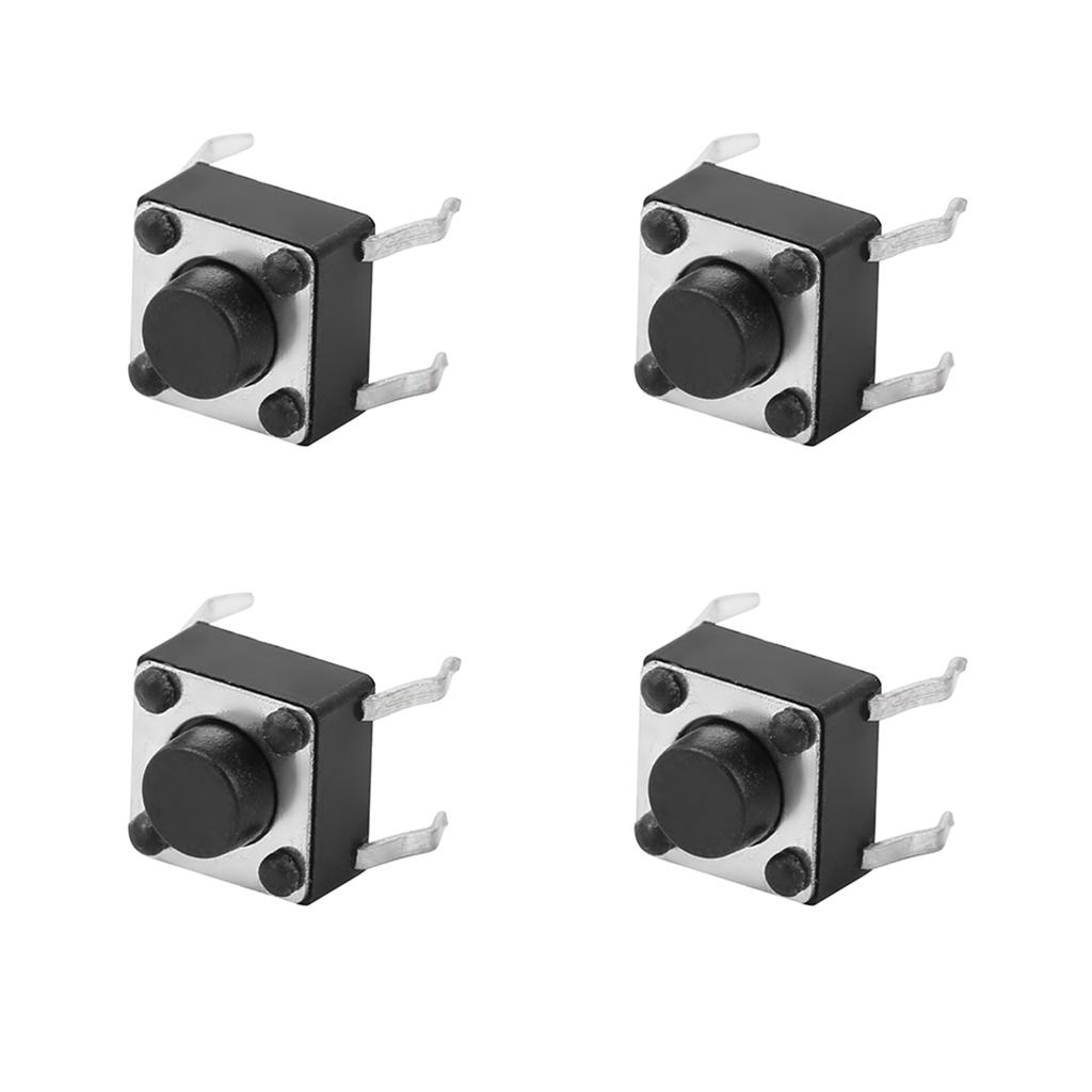 100 buc Comutator Tactic Momentan cu Buton Apăsător Mini Micro Comutator Tactic Accesoriu 6 x 6 x 5mm