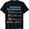 Autism Awareness Acceptance Hand Sign Language SPED Teacher T-Shirt