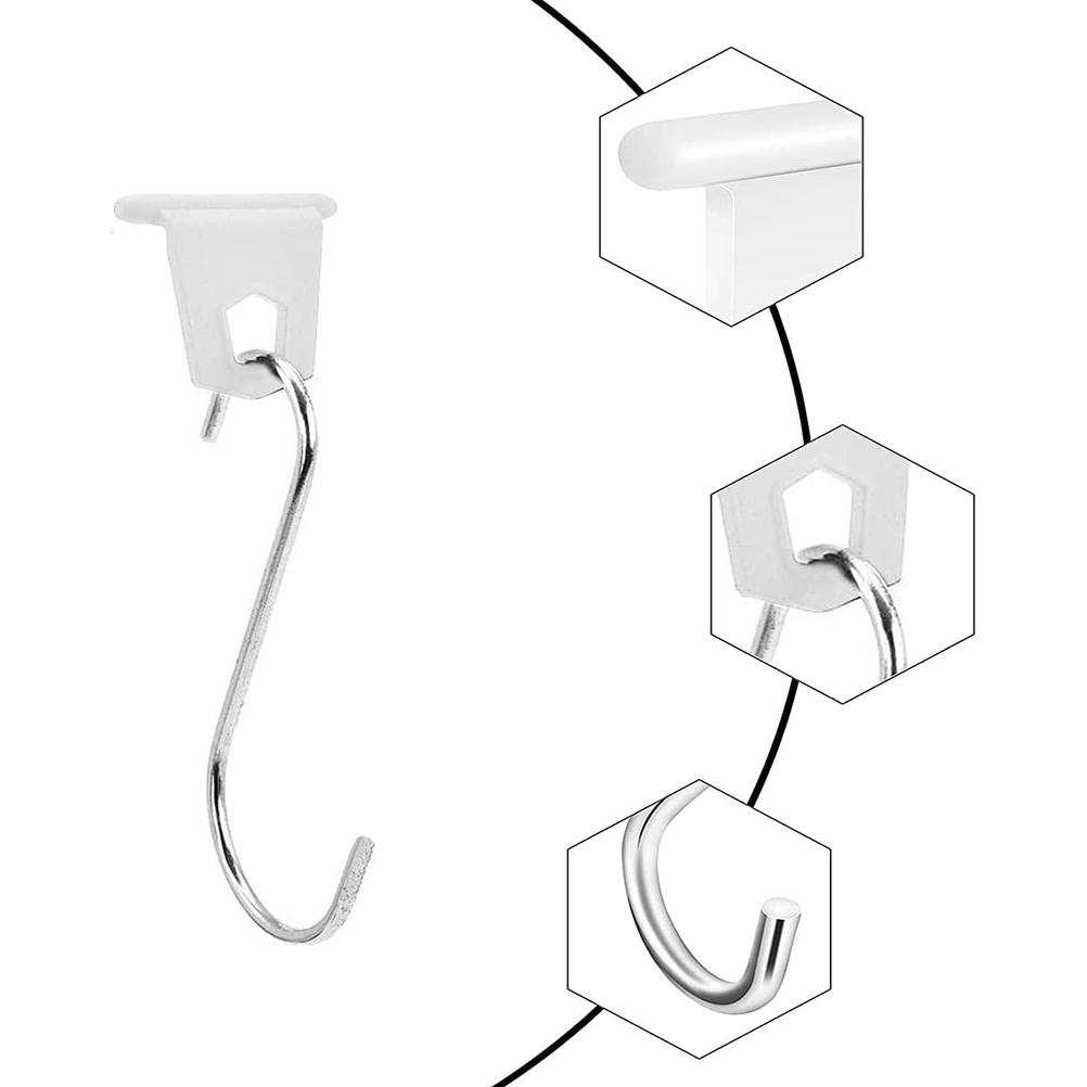 10pcs Outdoor RV Awning Hangers RV Awning Hooks S Shaped Hook Kit Camping Motorhome Tent Rail Hooks Campervan