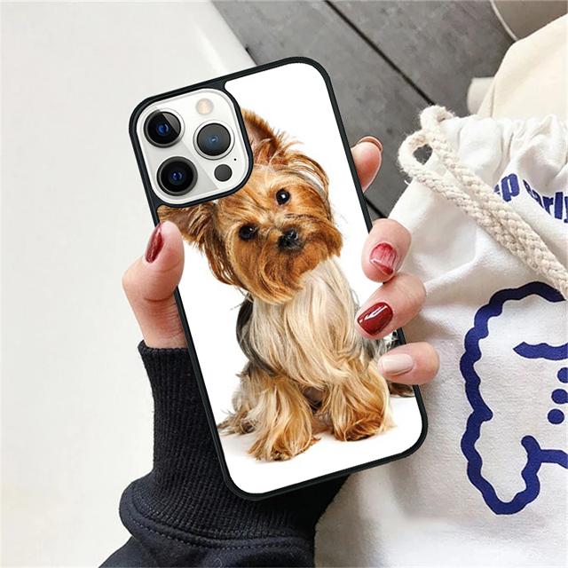 Yorkshire Terrier Dog Paw Print Phone Case Cover For iPhone 17 Air 15 16 14 13 12 Pro Max 11 Pro Max Plus Coque