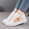 Little White Shoes Women's Summer 2025 New Mesh Shoes Breathable Mesh Versatile Thin Casual Flat Spring and Autumn Sports Board Shoes Women