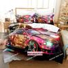 New Game Need for Speed Unbound Bedding Set Single Twin Full Queen King Size Bed Set Adult Kid Bedroom Duvetcover Sets Anime