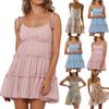 Damen Urlaub Sexy Bedrucktes Bohème Strandkurzkleid