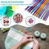 8Pcs Metal Handle Crochet Hook Colorful Aluminum Knitting Needles Single Head Crochet Knitting Yarn Crafts DIY Apparel Needles