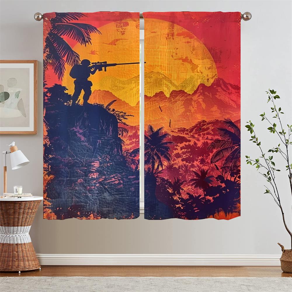 

Элегантные шторы для спальни, занавески для кухни, украшения гостиной, розовые шторы, комплект из 2 предметов, жалюзи, кудри, жалюзи, тюль W50xH70cmx2pcs-CL