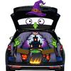 Decorations Kit - Halloween Car Decorations For SUV, Scary Witch Face Sticker Car Decor For Outdoor Garage Archway Door Wall Window Haunt