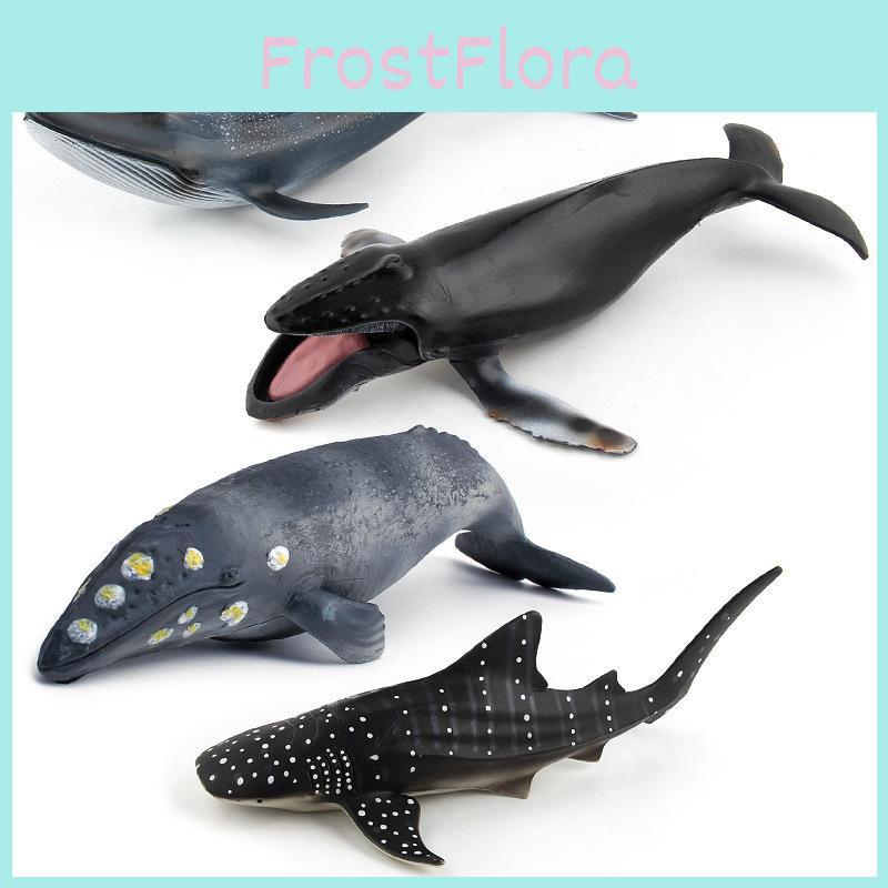 Blue Whale Marine Animal Pvc Model Collection For Kids Educational Display Toys