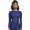 Seamless Long Sleeve High Stretch Ski Suit Top for Running, Fitness, and Yoga