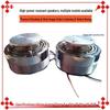 DIY 4-Inch Resonance Speaker Horn with 8 Vibration Modes, 20 Ohms, 2 Watts for Low Frequency Building-Shaking Effects