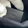 [Pre-Owned] Signature Logo Stripe Web Zipper Canvas Clutch - Excellent #1OO12FG