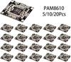 5/10/20Pcs PAM8610 Mini Digital Power Amplifier Board, Class D 2×15W Dual Channel Stereo High Power Amplifier