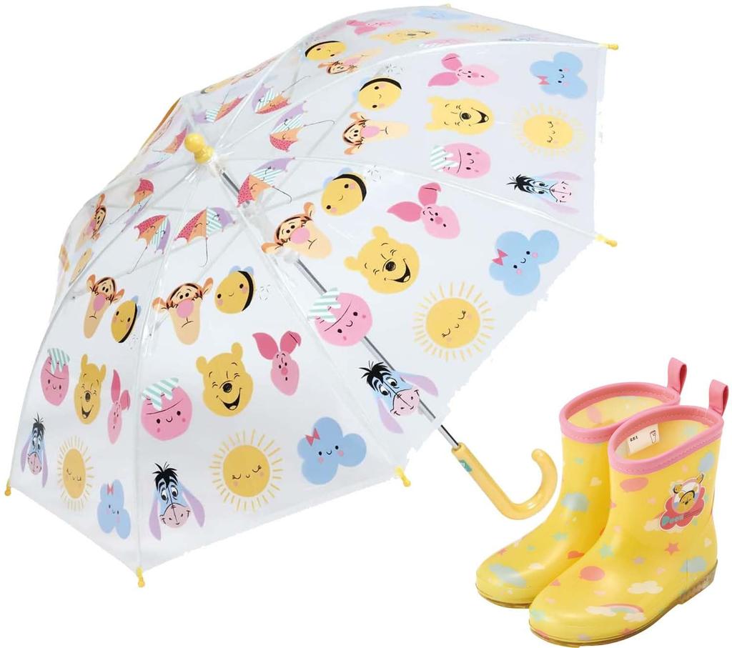 Skater Rain Disney Winnie the Pooh Design with Reflective Size Children's Boots, Tape, 16cm, RIBT16-A