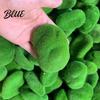 Miniature Garden Landscaping Landscaping Realistic Artificial Set Moss Rocks 10Pcs for Decorative Flocking Foam Fake Fish Tanks Stones Indoor