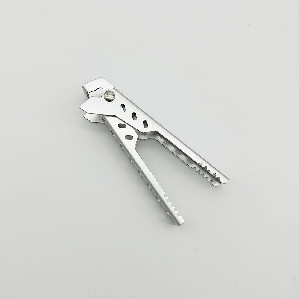 

Зажим для посуды, устойчивый к ожогам, аксессуары для пикника, походная утварь, зажим для барбекю, щипцы для торта, микроволновая печь, зажим для еды, инструмент для еды. серебряный