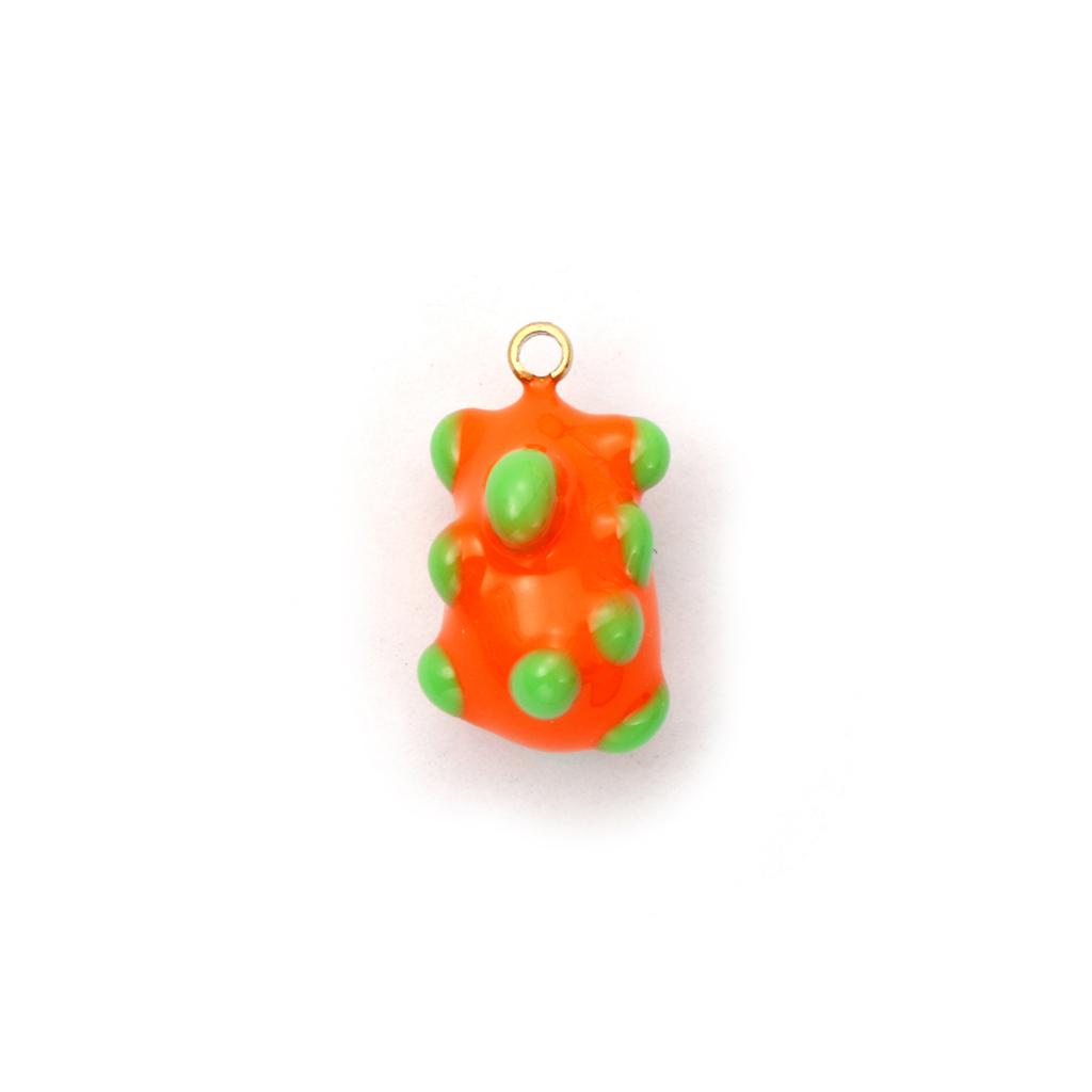 1 Piece 304 Stainless Steel Fruit Charms Enamel Watermelon Grape Pitaya 18K Gold Plated Pendant For DIY Necklace Jewerly Making