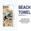Anime HUNTER×HUNTER Print Beach Towel, Large Soft Quick Dry Towel for Beach Camping Swimming