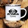 Personalized Pets Enamel Mug Custom Cup Funny Cups of Coffee Cup for Tea Beer Mugs Drinkware Rare Travel Cute Original Unusual