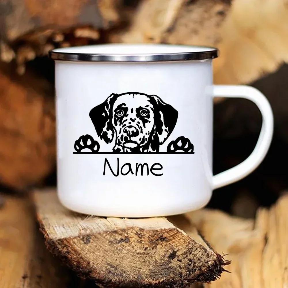 Personalized Pets Enamel Mug Custom Cup Funny Cups of Coffee Cup for Tea Beer Mugs Drinkware Rare Travel Cute Original Unusual