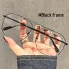 Ultralight Gold Double Bridge Men's Eyeglass Frame - Extra Large, Slimming Fit for Prescription Lenses