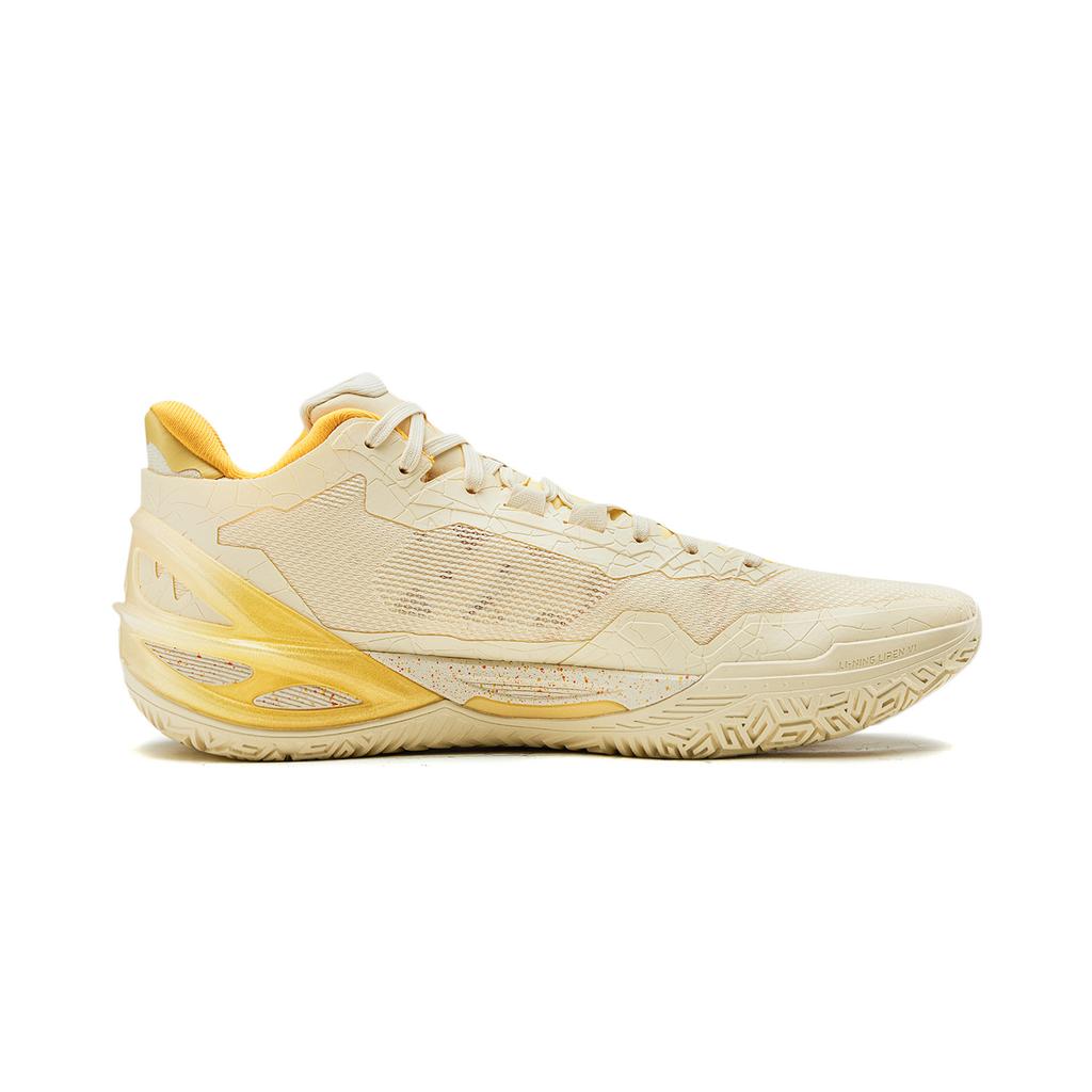 Li Ning Blade 6 Basketball Shoes Men's Low Top Custard Yellow ABAV063-11