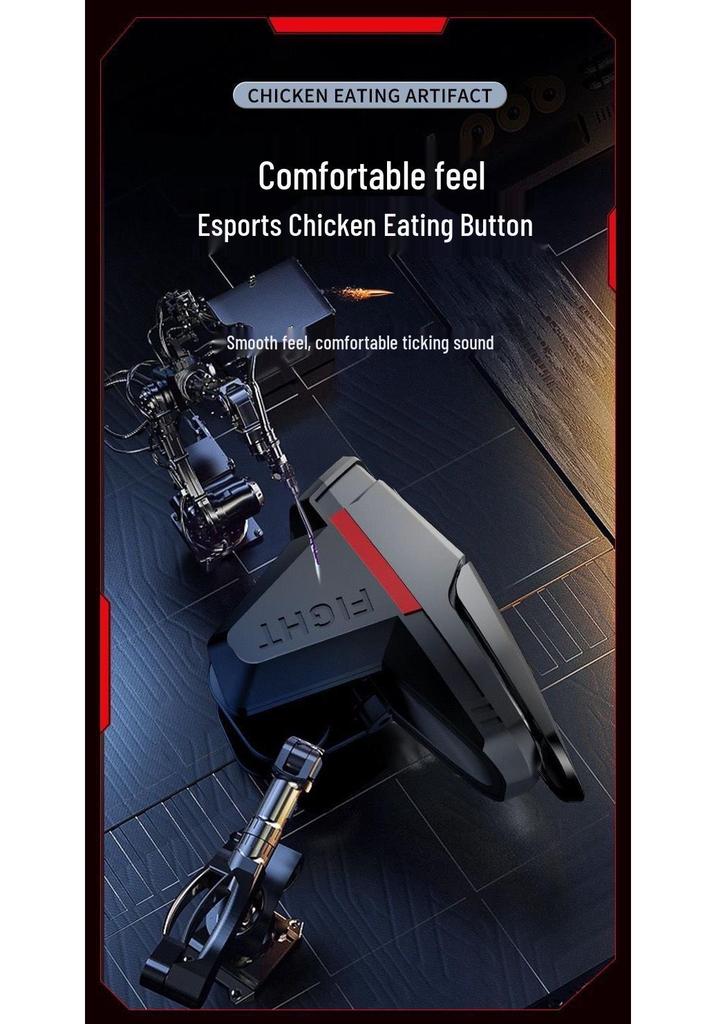 2026 Four-Finger Shoulder Mechanical Button Controller for Mobile Games