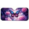 Butterfly Floral Foldable Car Windshield Sunshade - Universal Fit