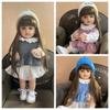 Reborn Long-Haired Baby Doll In Three-Color Sweater Set with Princess Gift Box - Popular Cross-Border TikTok Item
