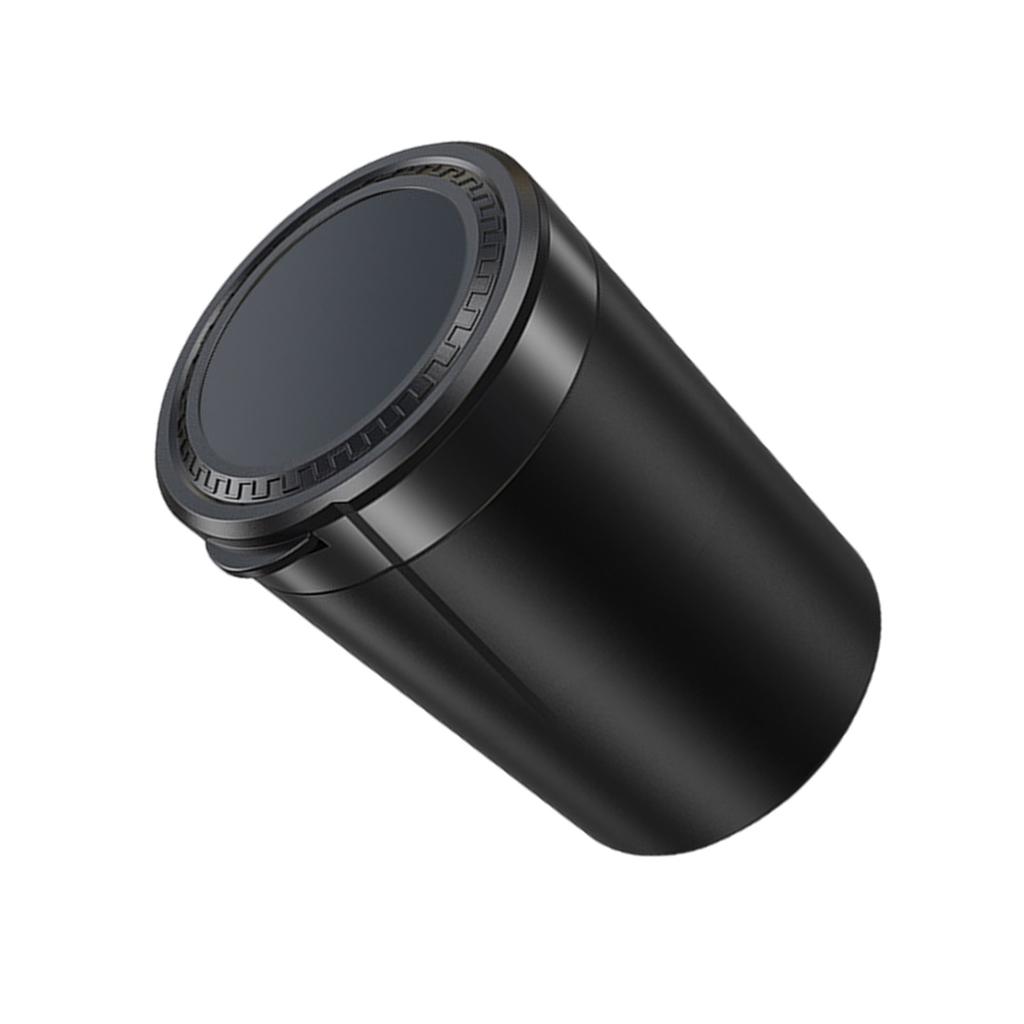 Portable Smokeless Car Ashtray with Detachable Designs & Soft LED Light Windproof Car Ashtray ABS for Travel or Home