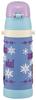 Skater Water 3D Stainless Frozen Disney SDPV5 Kids' Direct-Drink Bottle, Pattern, Steel, 480ml, 2,