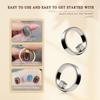 1/2Pcs Circular Cat Eye Magnet For Gel Nail Polish Ring Nail Art Magnet French Magnetic Auxiliary Tool Manicure Magnetic Tool