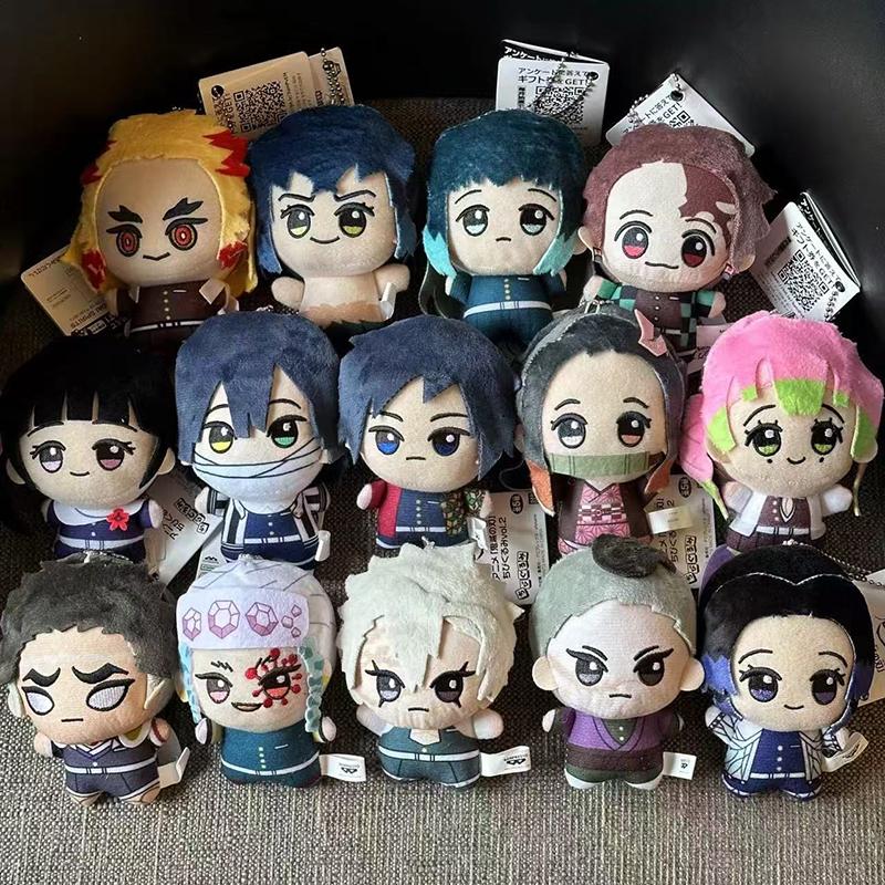 10cm Anime Demon Slayer Tomioka Giyu Kamado Tanjirou Kamado Nezuko Agatsuma Zenitsu Shinazugawa Ciondolo Peluche Riempiti Giocattoli Regalo