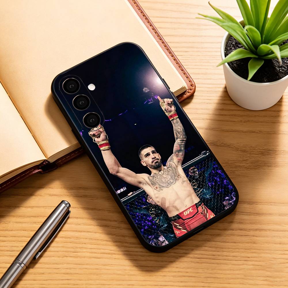 C-Champion Ilia T-Topuria  Phone Case Black Silicone Soft For Samsung Galaxy A73,A72,A71,A70,A53,A52,A51