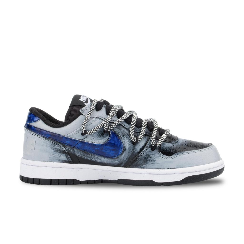 Nike Big Monster Lab, Hellfire Slip Resistant Abrasion Resistant Low top Skateboard Shoes Unisex Blue Black 355152-016(Team445-)