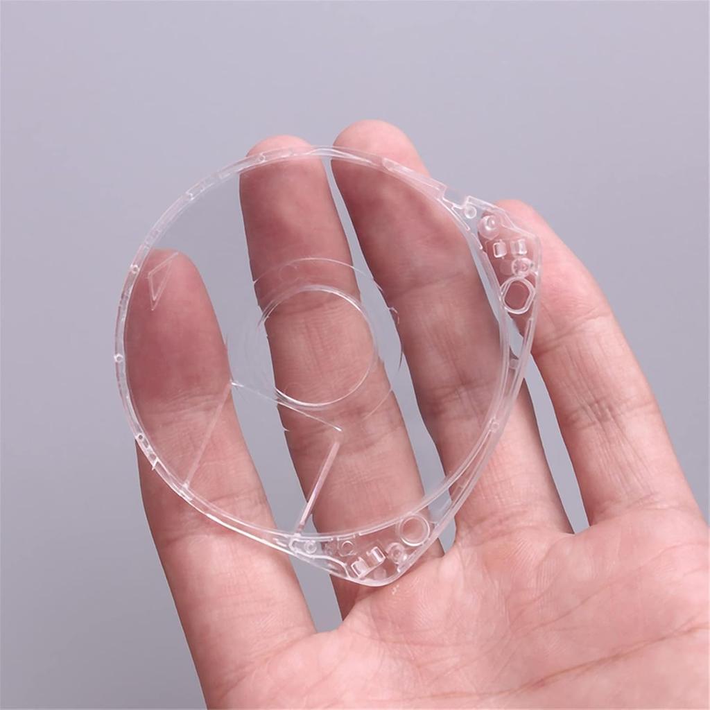 5 Pcs Dvd Cd Case 7Mm Double Clear Umd Replacement Shell, Apply For Most Game Dvd Cd
