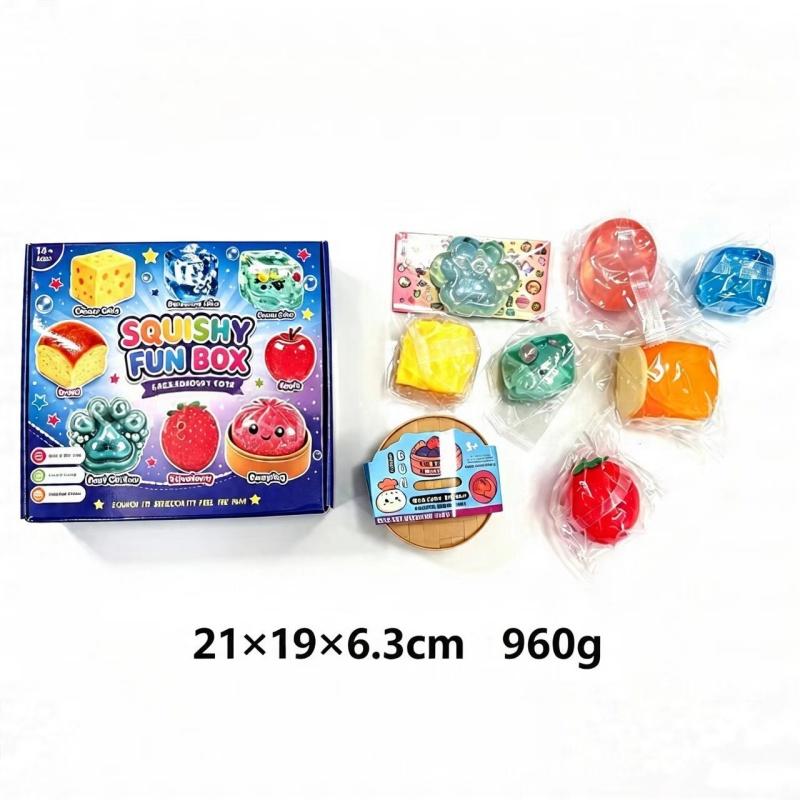 Chiristmas Dumpling Squishy  Advent Calendar Slow Rising Stress Relief Sensory Fidget Countdown Calendar Gift Party Favors