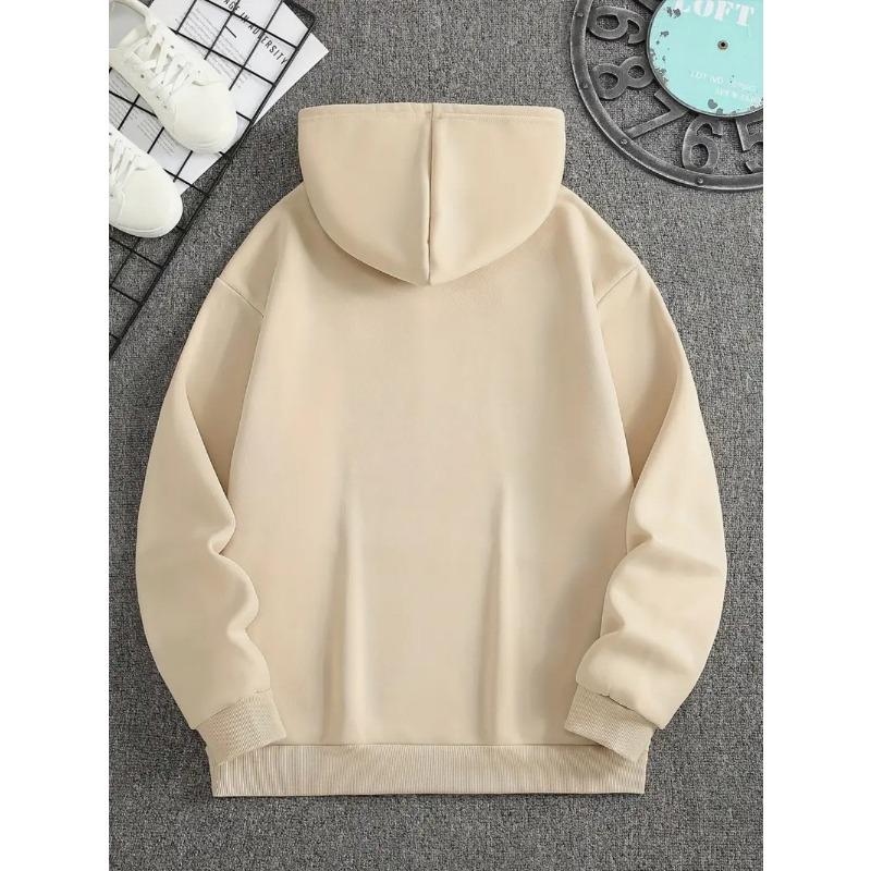 Hot Selling New Men's Autumn Fashion Letter Print Comfortable and Soft Hoodie Outdoor Urban Sports Casual Wear