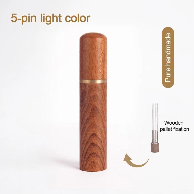 Pulbere de cafea din oțel inoxidabil Tamper Pulbere de espresso Agitator Distribuitor Nivelator Instrumente WDT Accesorii pentru barista