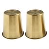 2 Stück 300 ml Kupfer Trinkwasserglas Becher Tumbler Tasse Ayurveda Gesundheit Yoga