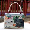 Yunnan Ethnic Style Double-layer Wooden Bead Bag Elephant Embroidery Bag Ethnic Fabric Bag