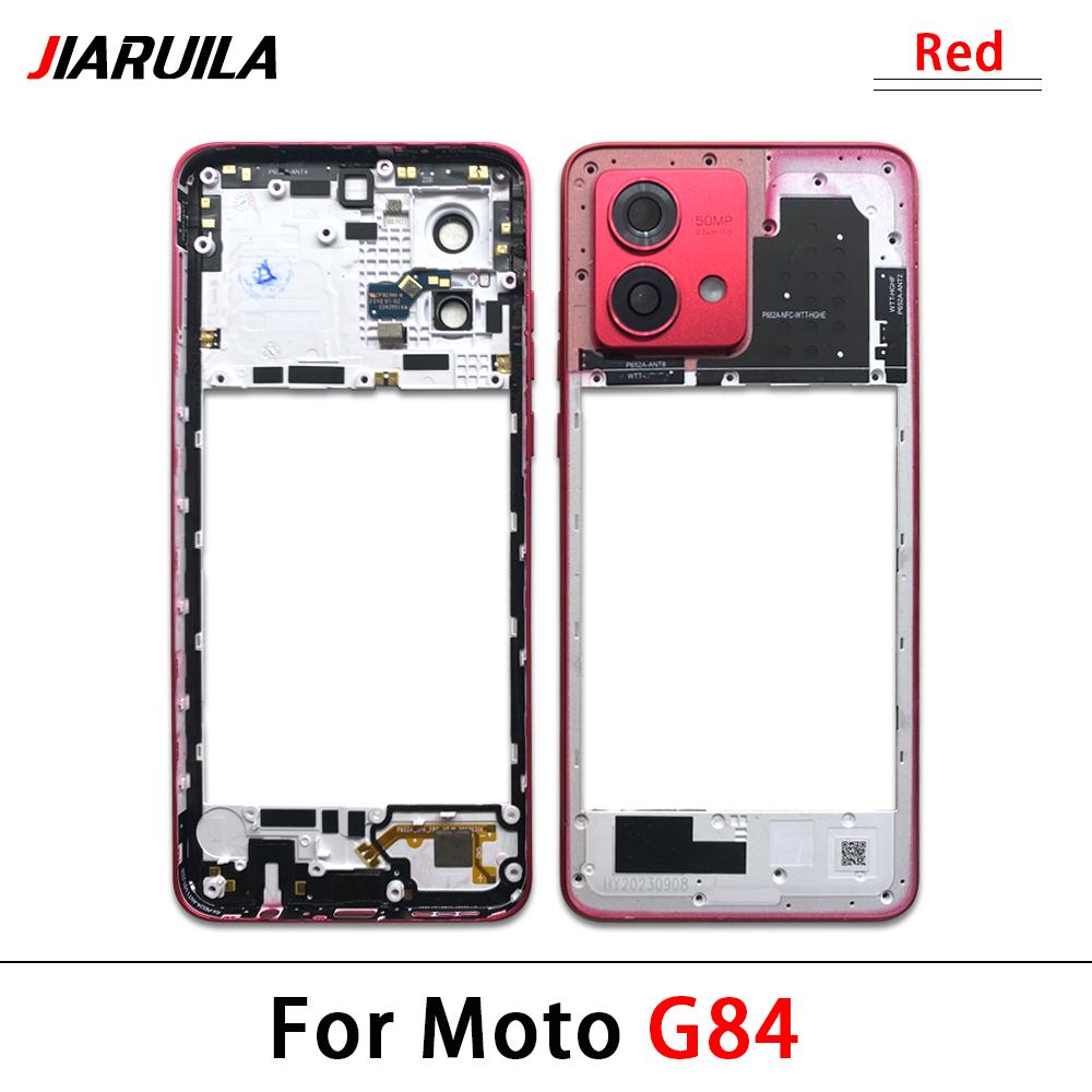 NUOVO Telaio Centrale Per Motorola Moto G13 G31 G41 G42 G84 G23 G6 Cornice Centrale Telaio Centrale Con Lente Fotocamera Parti di Ricambio