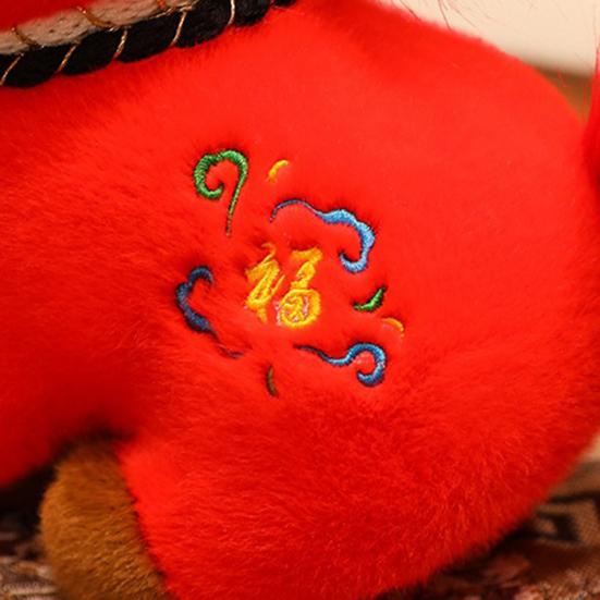 Horse Doll Auspicious Meaning Year of The Horse Plush Toy Traditional Zodiac Horse Theme Good Luck Doll Home Decor