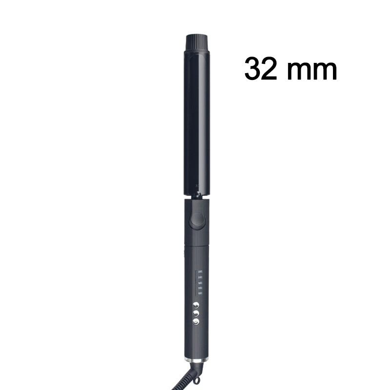 Arricciacapelli Rotante Professionale Rullo Arricciacapelli Arricciacapelli Nano Titanio Nero Con 230 Gradi