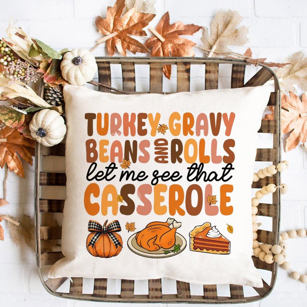 Kürbis Truthahn Muster Kissenbezug Herbst Party Deko Zuhause Kissenbezug Herbst Feiertag Kissenbezug Thanksgiving Herbst Geschenk