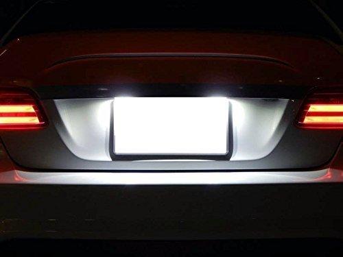 [e-auto Fun] T10 LED High Brightness White 6000K White 5050 3 Chip 5 SMD Position Number Room Lamp (Wedge Single) Set of 10