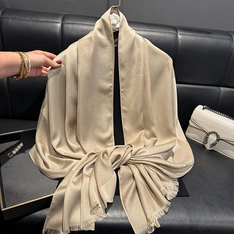 

Элегантный женский хиджаб с брентовым принтом, длинный шарф из тенселя и хлопка, шарф для защиты от солнца на четыре сезона, декоративный шарф, шаль, обертывание, головной платок