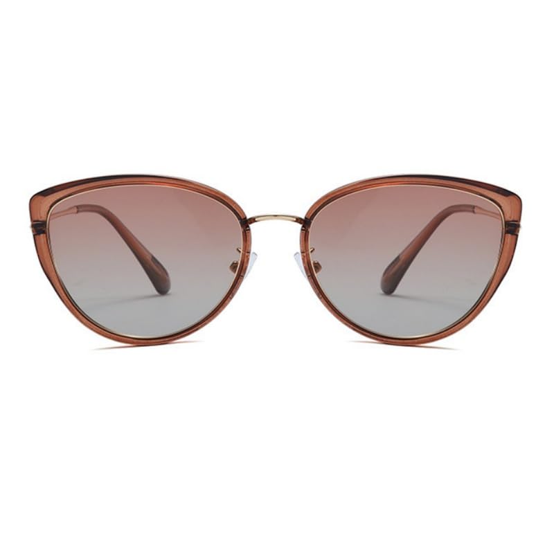 FEISEDY TAC Polarized Cat Eye UV400 Stylish Design for Mountain and a Smaller and Retro B1313 Women's Sunglasses, Protection, Driving, Fishing,