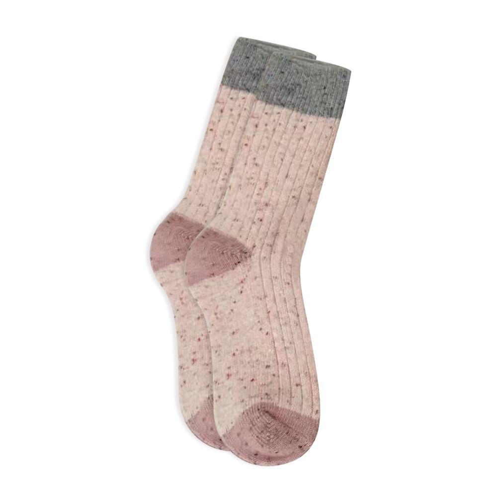 

Fashion Thick Bow Socks Warm Versatile Wool Socks Mid Tube Socks Fall Winter One Size
