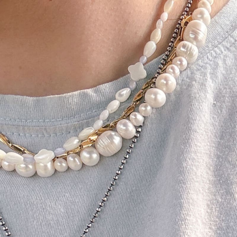 Objet213 Bubble Fresh Water Pearl Necklace