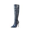Fashion Women's Autumn Winter Boots Fashion Sexy Women's Boots Two-color Snake Knee High Boots 2025 Autumn and Winter New Women's Shoes