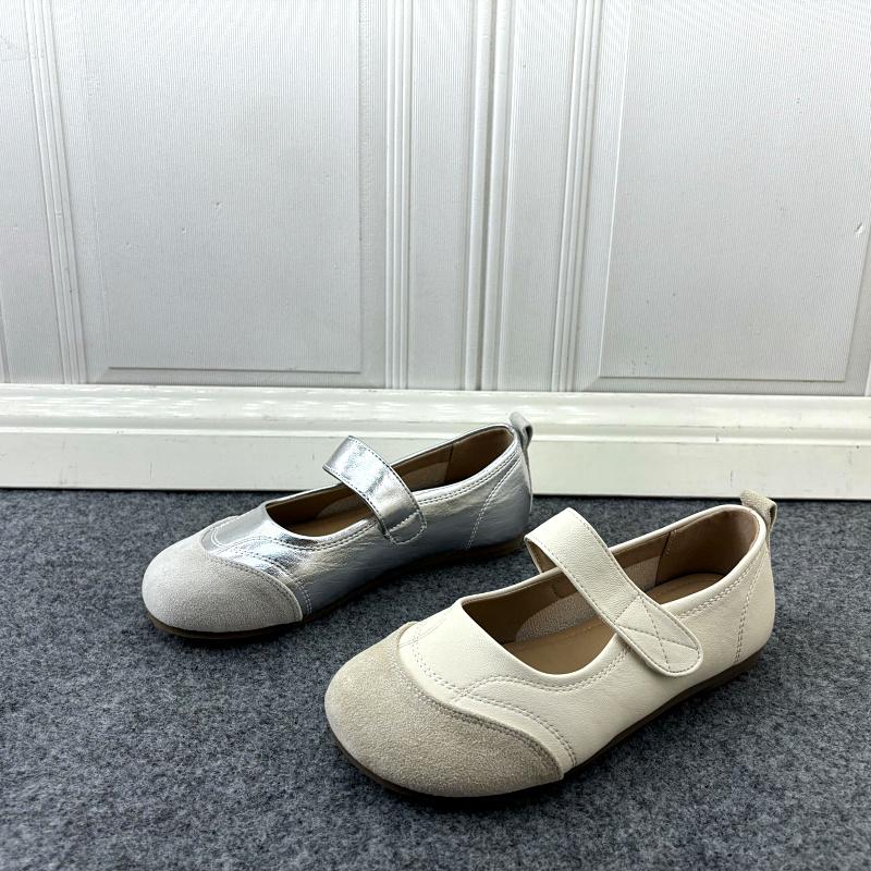 Fashion Retro Woman Shoes Female Footwear Soft All-Match Dress Summer New Comfortable Spring Flat Mary Janes Retro Woman Shoes All-Match